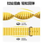 Ремешок Apple совместимый силиконовый Wepro, белый-ocean strap - фото 6