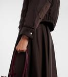 Куртка с капюшоном из Re-Nylon Prada, Brown - фото 5