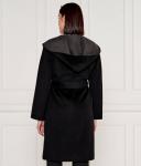 Двустороннее шерстяное пальто Michael Kors, черный - фото 3