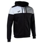 Толстовка Joma Crew V Full Zip, черный - фото