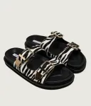 Кожаные тапочки MLAOTTIMO Marella, черный - фото 3