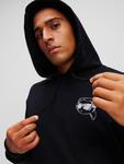Толстовка с капюшоном Karl Lagerfeld Sweatshirt IKON, черный - фото 3