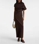 Флоп шерстяное макси-платье Entire Studios, Toffee - фото 2