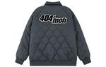404MOB GANG Стеганая куртка унисекс, Темно-серый - фото