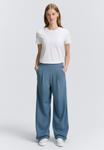 Брюки TOM TAILOR DENIM WIDE LEG, Dusty Denim Blue/Dark Blue - фото 2
