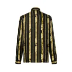 Рубашка с длинными рукавами Column Strip VERSACE, черный - фото 2