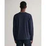 Лонгслив Gant Reg Shield, синий - фото 2