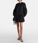 Хлопковая блузка Rowena Ulla Johnson, Noir - фото 2