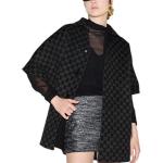 Пальто женское черное Gucci - фото 7