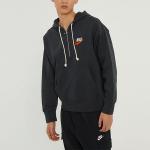 Толстовка Men's Nike Embroidered Logo Half Zipper Hooded Knit Pullover Black, черный - фото 4