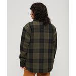 Куртка Superdry Borg Check overshirt, коричневый - фото 2