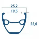Переднее колесо Bonin 27.5´´ Disc-25 MTB, черный - фото 2