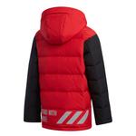 Adidas Пуховик Black Red для подростков - фото 4