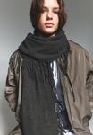Шарф PULL&BEAR Scarf, Grey/Dark Grey - фото 2