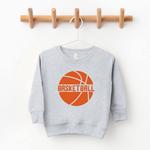 Толстовка с рисунком Basketball With Ball для малышей The Juniper Shop, белый - фото 2