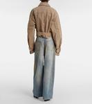 Джинсовая куртка-карго Acne Studios, цвет light brown - фото 3