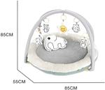 Интерактивный обучающий коврик для малышей с перекладиной и игрушками Серый 0 + Inna marka - фото 7