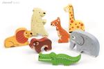 Janod, деревянный пазл 3D Зоопарк - фото 5