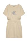 Детское платье Calvin Klein Jeans, бежевый - фото 3