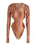 Боди Asmc Sh Leotard Adidas By Stella Mccartney, коричневый - фото