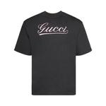 Футболка Gucci Script Logo T-Shirt Black, черный - фото