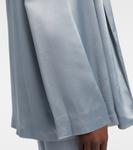 Атласный блейзер Julianne Galvan, Dove Blue - фото 5