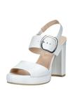 Кожаные сандалии Nerogiardini, белый - фото