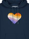 Толстовка Watapparel  Rainbow Heart, темно-синий - фото 4