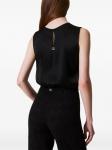 Атласная блузка TWINSET, черный - фото 4