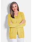 Кардиган GOLDNER, желтый - фото