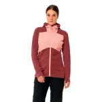 Флис VAUDE Monviso full zip, розовый - фото