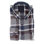 Рубашка Claudio Campione Caro mit Brusttasche, серый - фото