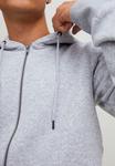 Толстовка на молнии JESTAR BASIC ZIP Jack & Jones, светло-серый меланж - фото 4