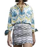 Юбка Tiri в белом/черном геометрическом узоре Punicana - фото