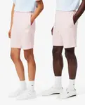 Шорты унисекс из хлопкового флиса Lacoste GH0990-00, светло-розовый - фото 4