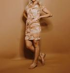 Мраморное платье в разноцветной гамме LUSH, мультиколор - фото 2