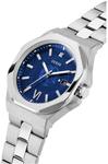 GUESS мужские часы 42mm, Silver Tone/Silver Tone/Blue - фото 4