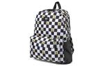 Vans SpongeBob, Collaboration Polyester Backpack Regular Unisex Black White Checkerboard - фото 5
