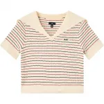 Трикотажная футболка GAP для женщин, розовая - фото 2