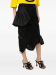 Moschino многослойная юбка миди, черный - фото 3