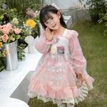 Платье для девочек PROTECTCAMEL, розовый headdress - фото 4