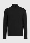 Свитер Kilburn Zip Funnel AllSaints, черный - фото 4