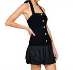 Мини-платье Ramona в черном цвете Line and dot - фото 3