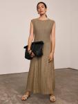 Асимметричное платье-джерси Mint Velvet, Green Khaki - фото 3