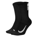 Носки Nike Multiplier, 2 упаковки, чёрный - фото