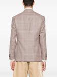 Corneliani клетчатый пиджак, розовый - фото 4