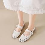 Туфли на блочном каблуке Mary Jane Medd, черный - фото 8