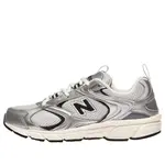 Кроссовки 408 'silver white' New Balance, серебряный - фото