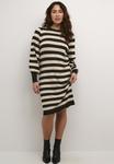 Вязаное платье JESSIE STRIPED Kaffe, черный - фото 6
