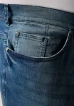 Джинсы-Сигареты Men Plus, Blue Denim - фото 4
